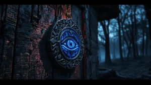 Mystisk amulett vid stallporten