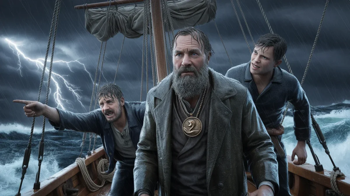 Kapten och Besättning i Stormen